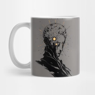Death Mask Illustration Mug